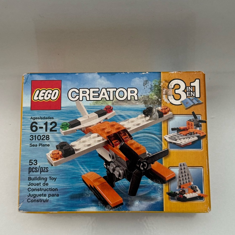 Lego Orange and Black Building Set